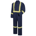 Long Sleeve Coverall w/ Reflective Navy Blue